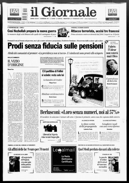 Il giornale : quotidiano del mattino